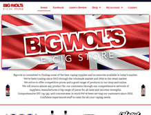 Tablet Screenshot of bigwols.com